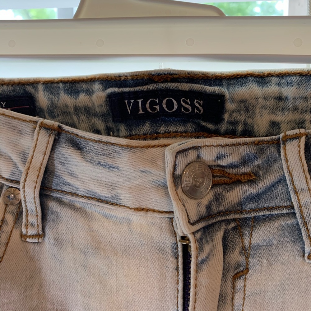 Acid wash colored jeans - never worn!